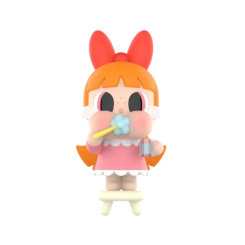 Pop Mart CRYBABY x Powerpuff Girls Series Brushing Teeth Blossom Figure