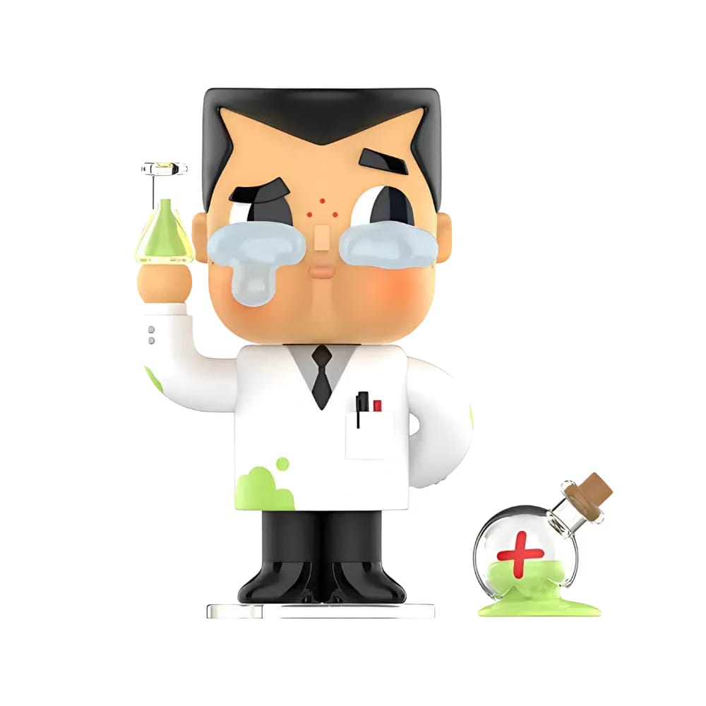 Pop Mart CRYBABY x Powerpuff Girls Series Professor Utonium Figure