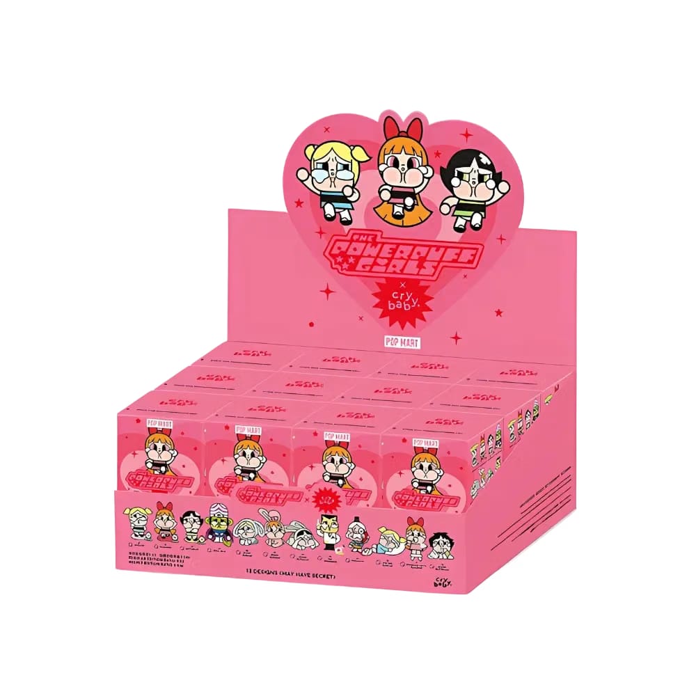 Pop Mart CryBaby x Powerpuff Girls Series Vinyl Figures Blind Box Whole Set