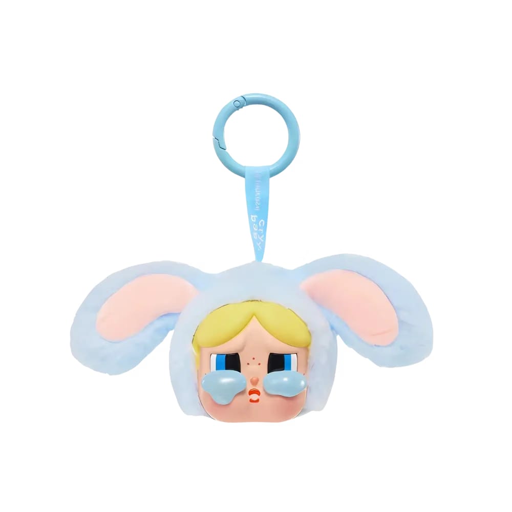Pop Mart CRYBABY x Powerpuff Girls Series Bunny Bubbles Vinyl Face Plush