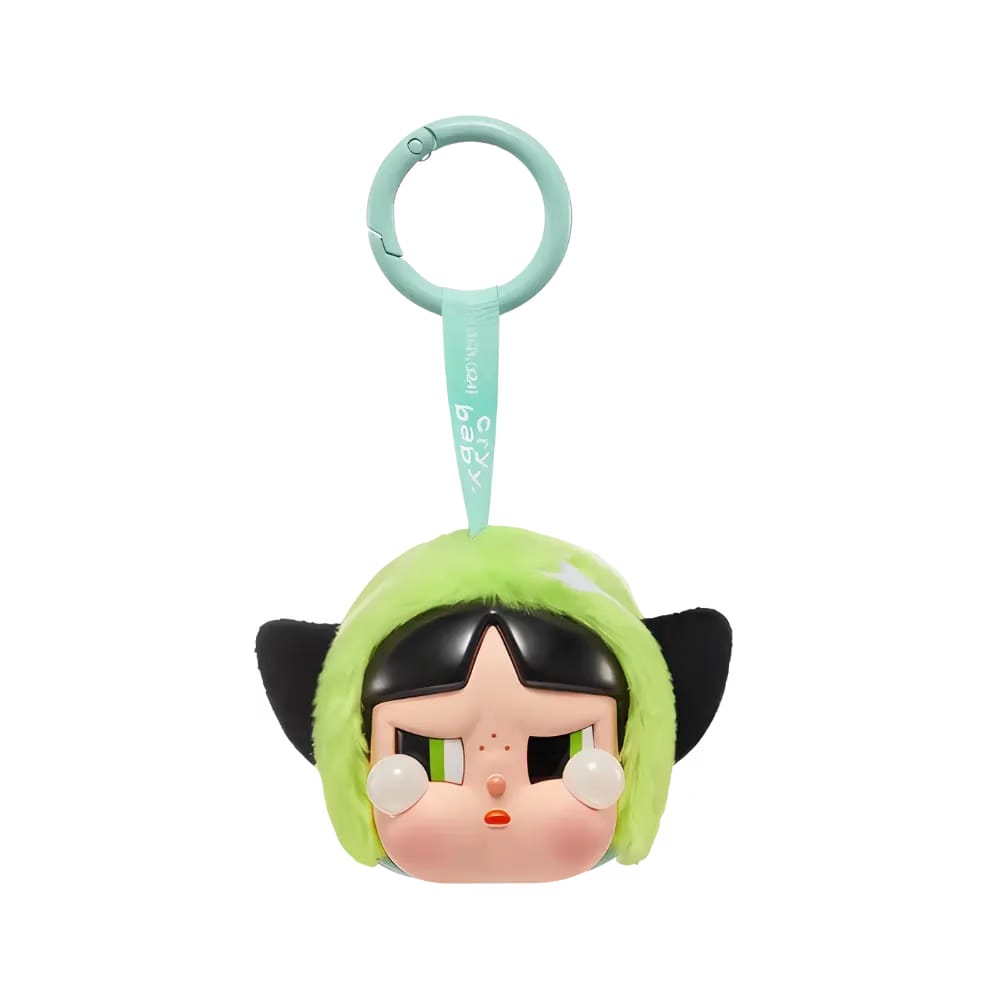 Pop Mart CRYBABY x Powerpuff Girls Series Buttercup Vinyl Face Plush