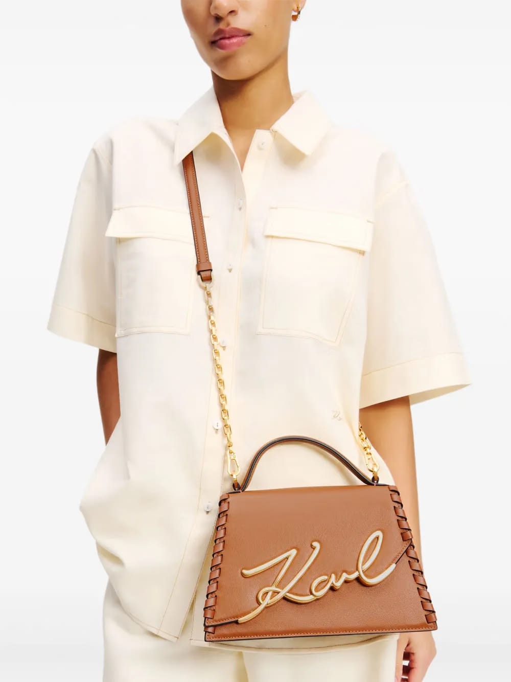 medium Signature crossbody bag
