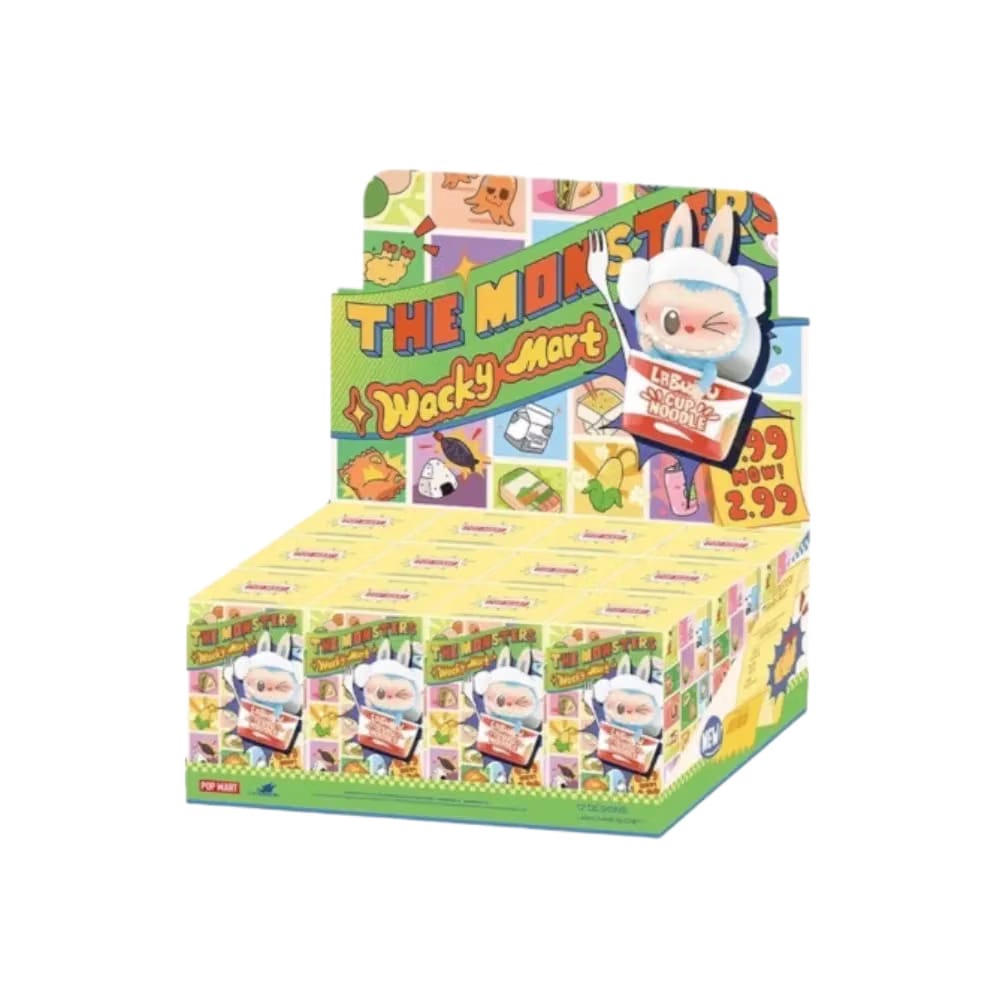 Pop Mart Labubu The Monsters Wacky Mart Series Figure Sealed Case (12 Blind Box)