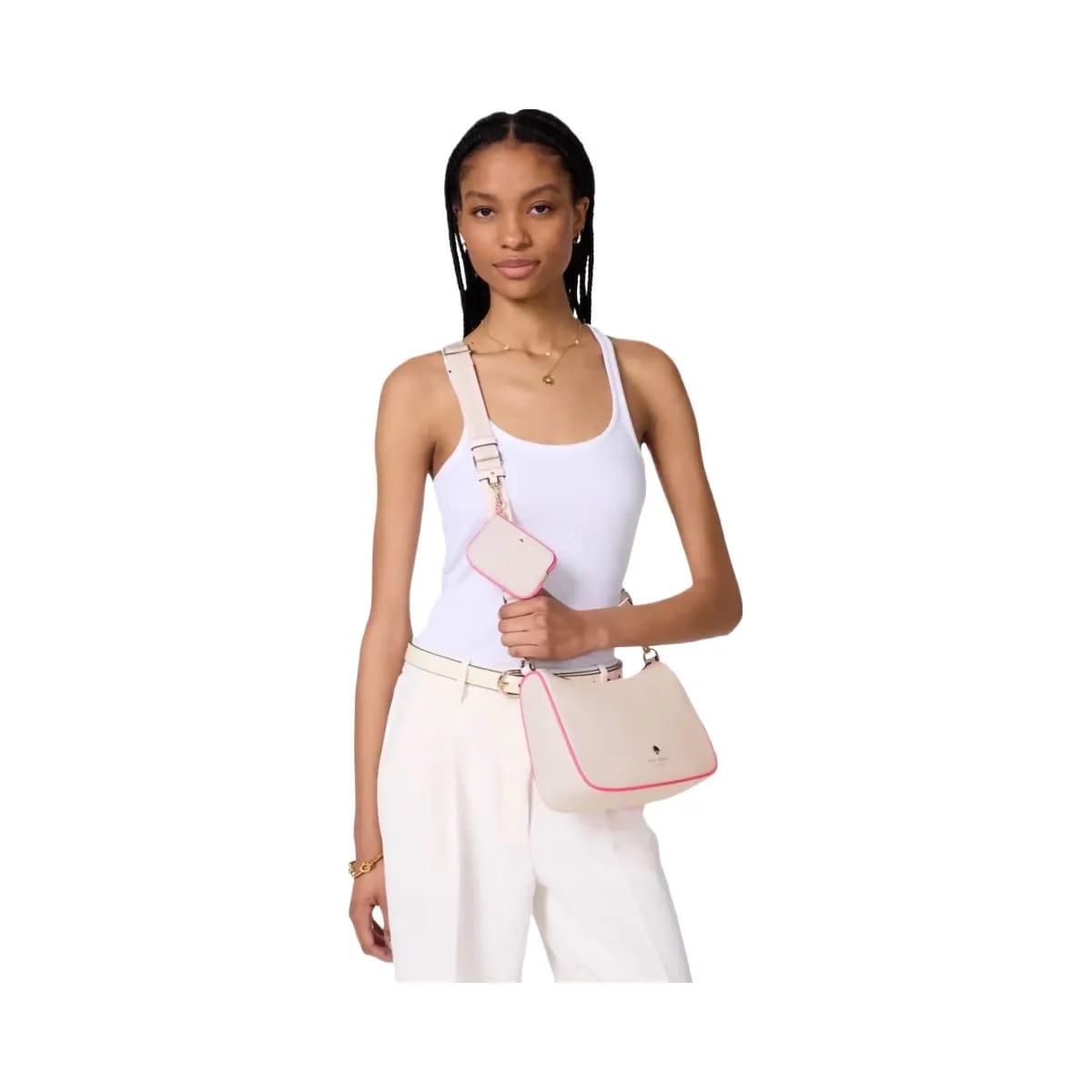 Kate Spade Emma Shoulder Bag Blush Cloud Multi