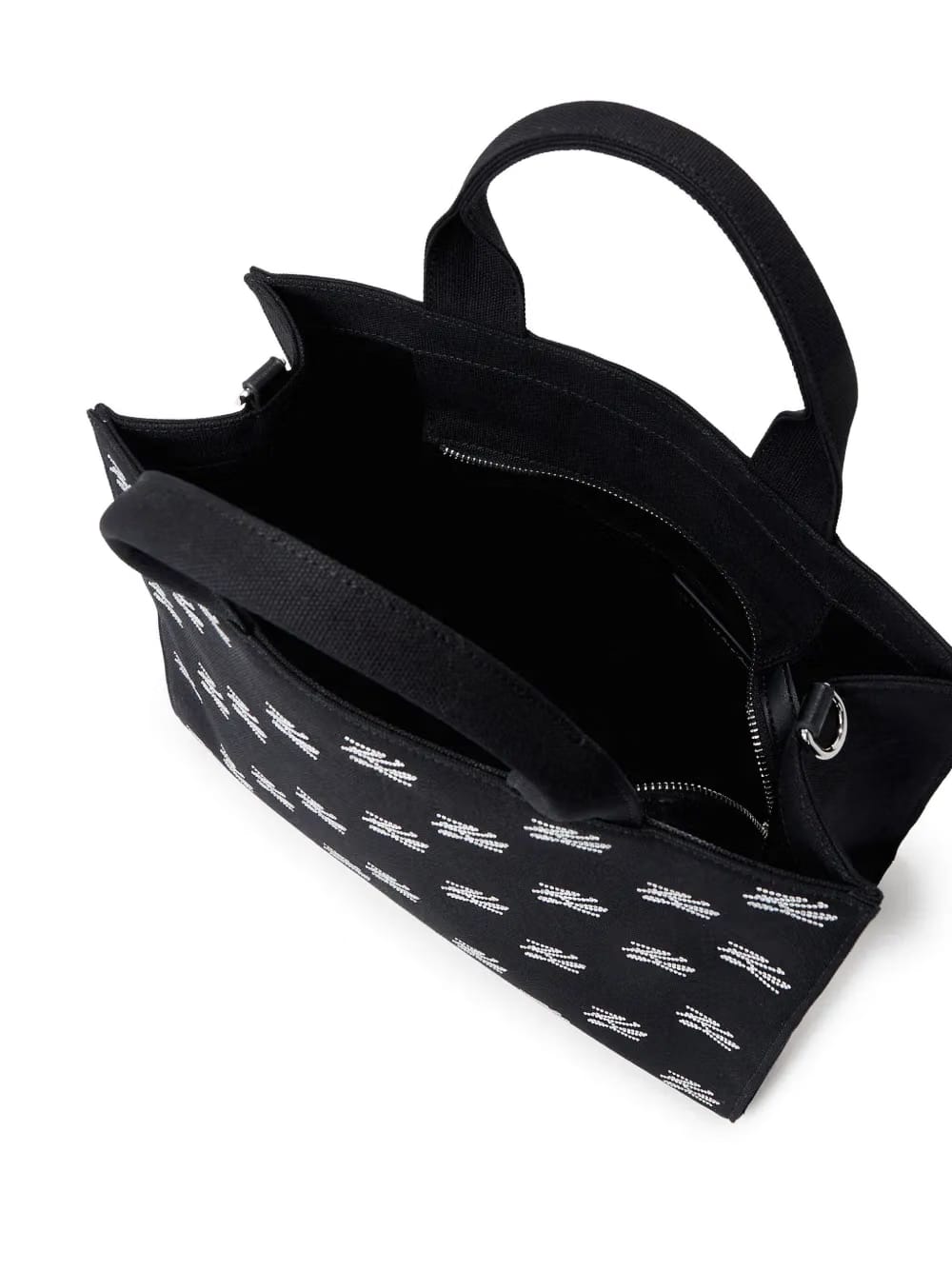 medium rhinestone-embellished tote bag