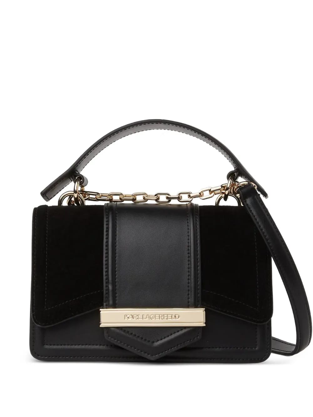 small K/Nova suade crossbody bag