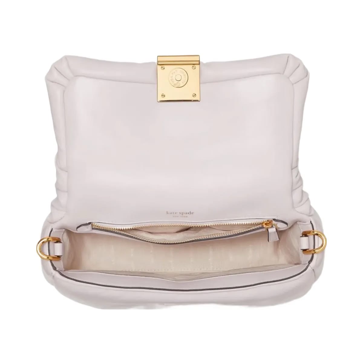Kate Spade Dakota Puffy Leather Crossbody Lilac Moonlight