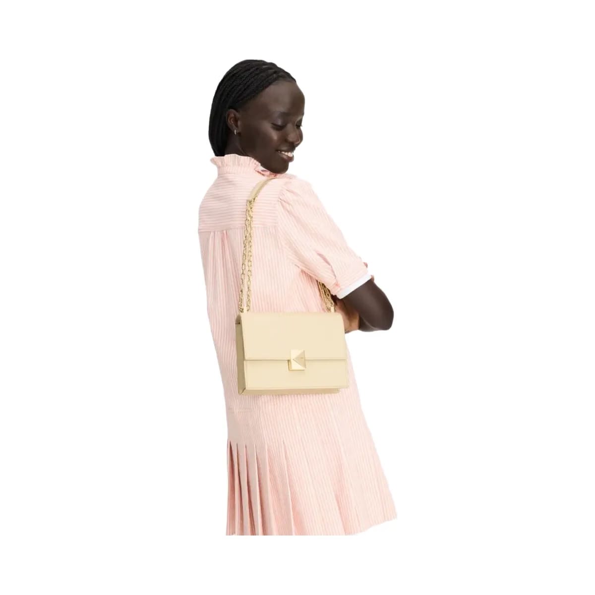Kate Spade Deco Chain Shoulder Bag Sweet Cream