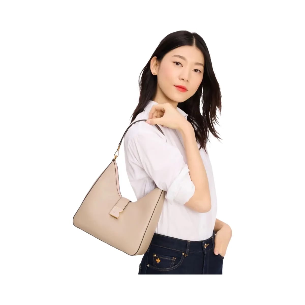 Kate Spade Dakota Hobo Bag Timeless Taupe