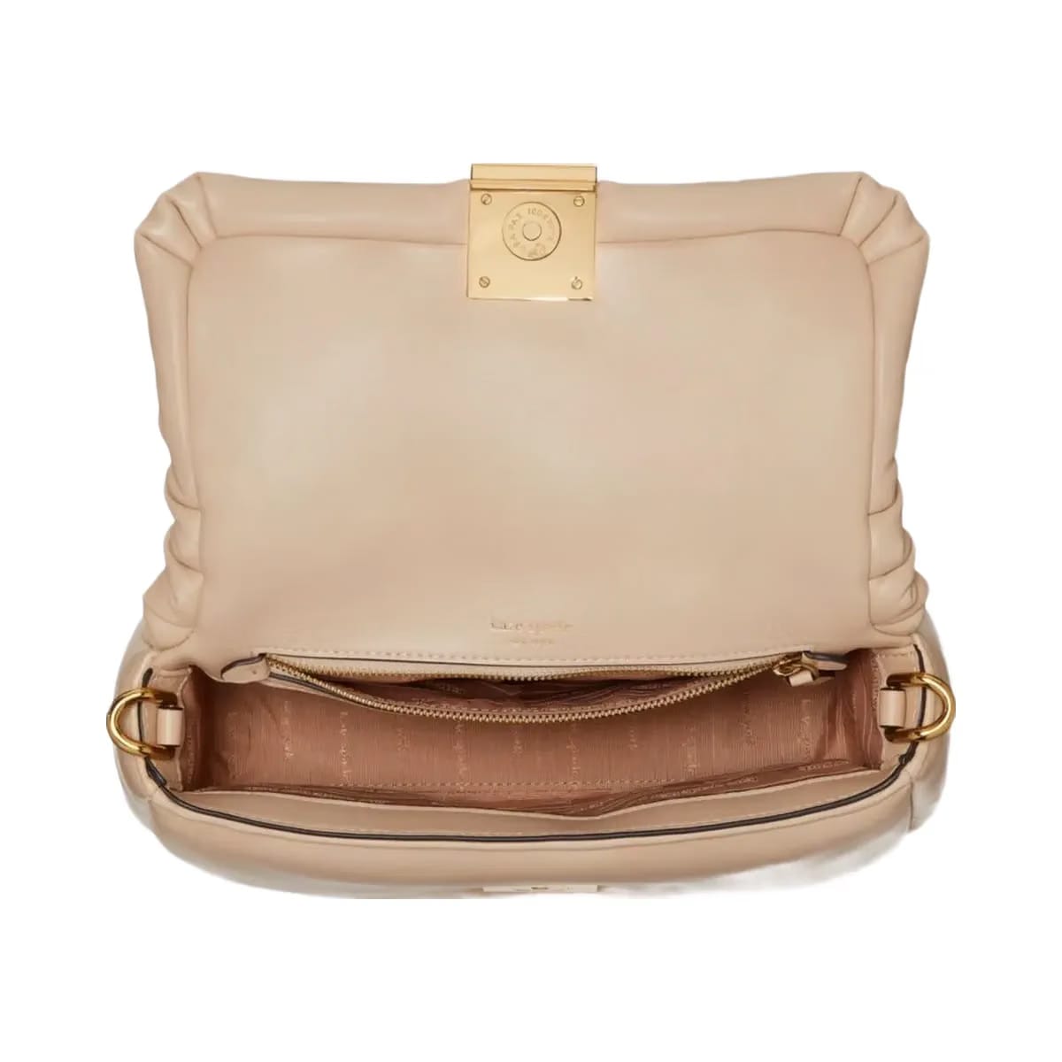 Kate Spade Dakota Puffy Leather Crossbody Feather