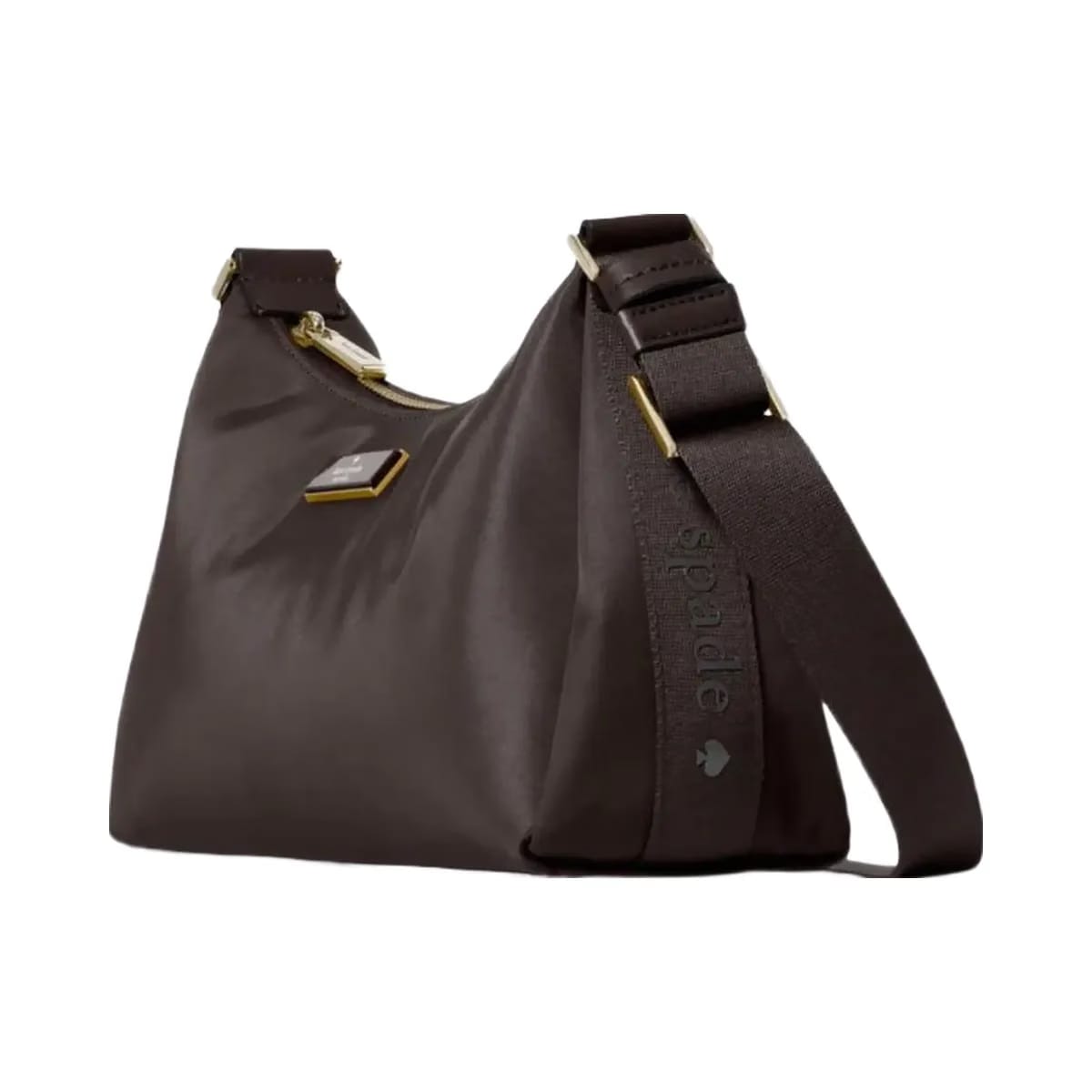 Kate Spade Carter Nylon Small Shoulder Bag Hot Fudge