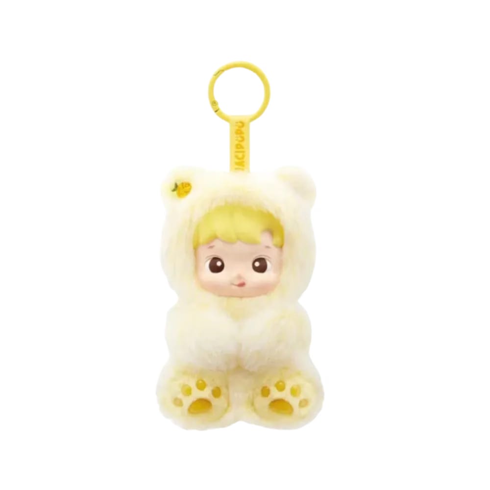 Pop Mart HACIPUPU Gummy Bear Series Vinyl Pineapple Flavor Plush Pendant