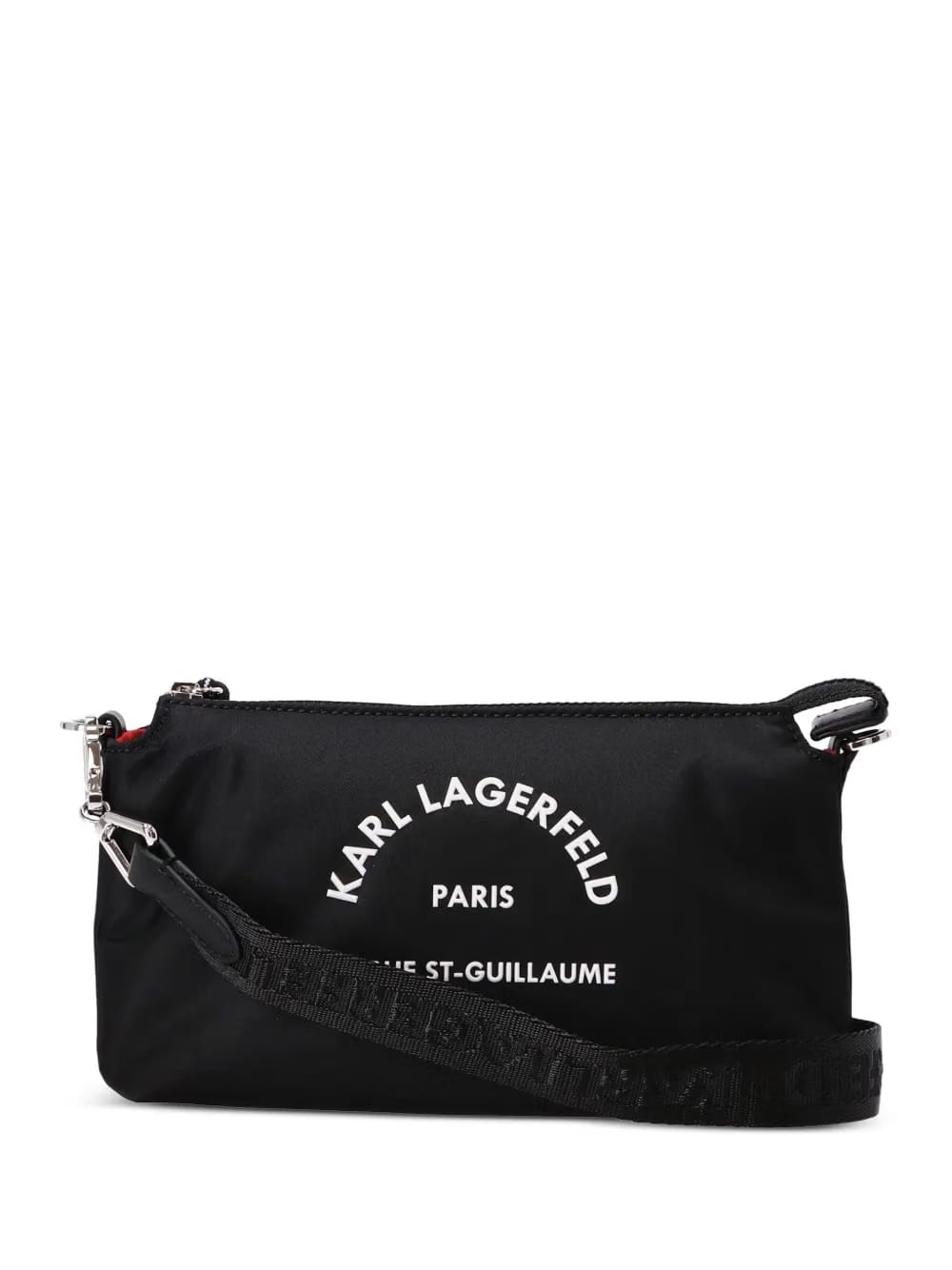 rubberised-logo cross body bag