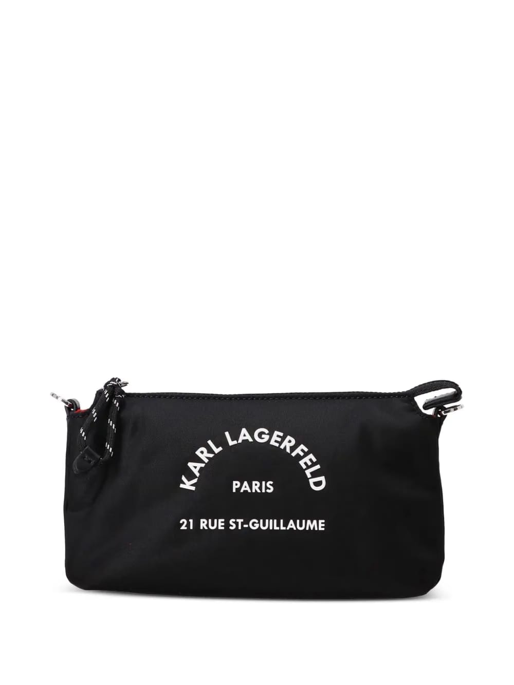 rubberised-logo cross body bag