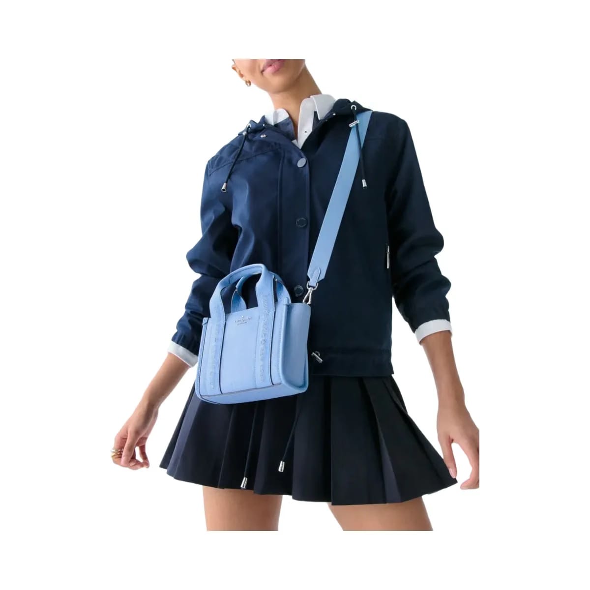 Kate Spade Kip Leather Mini Tote Periwinkle Sky