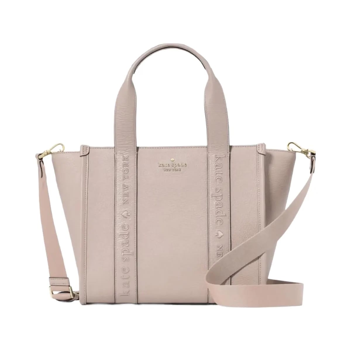Kate Spade Kip Leather Small Tote Cozy Grey