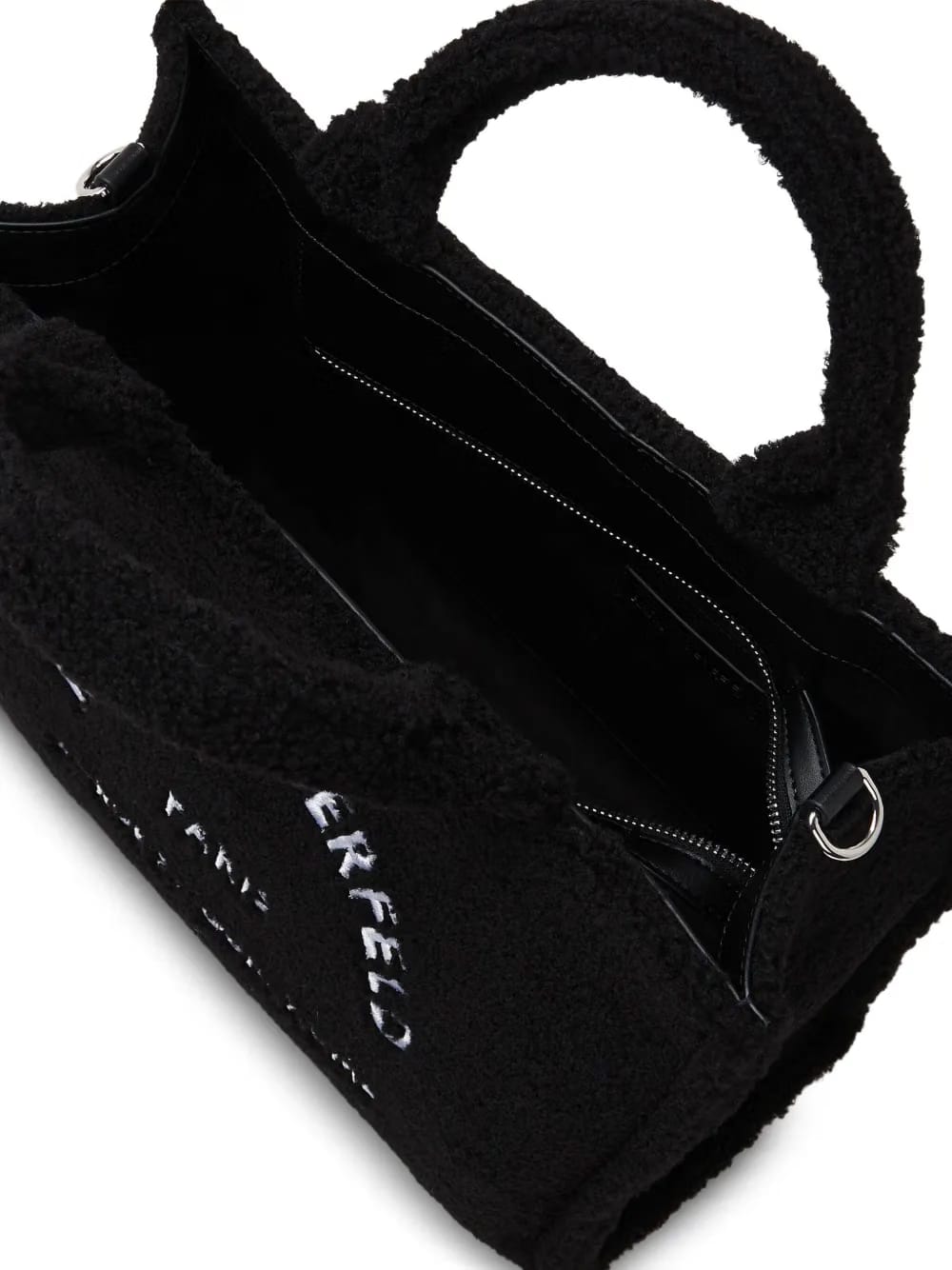 medium embroidered-logo tote bag