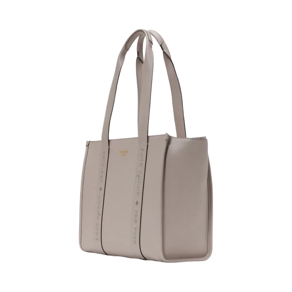 Kate Spade Kip Leather Large Tote Cozy Grey
