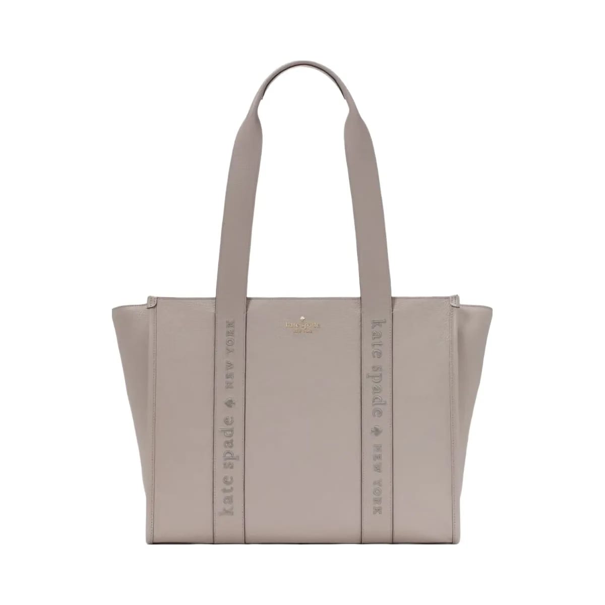 Kate Spade Kip Leather Large Tote Cozy Grey
