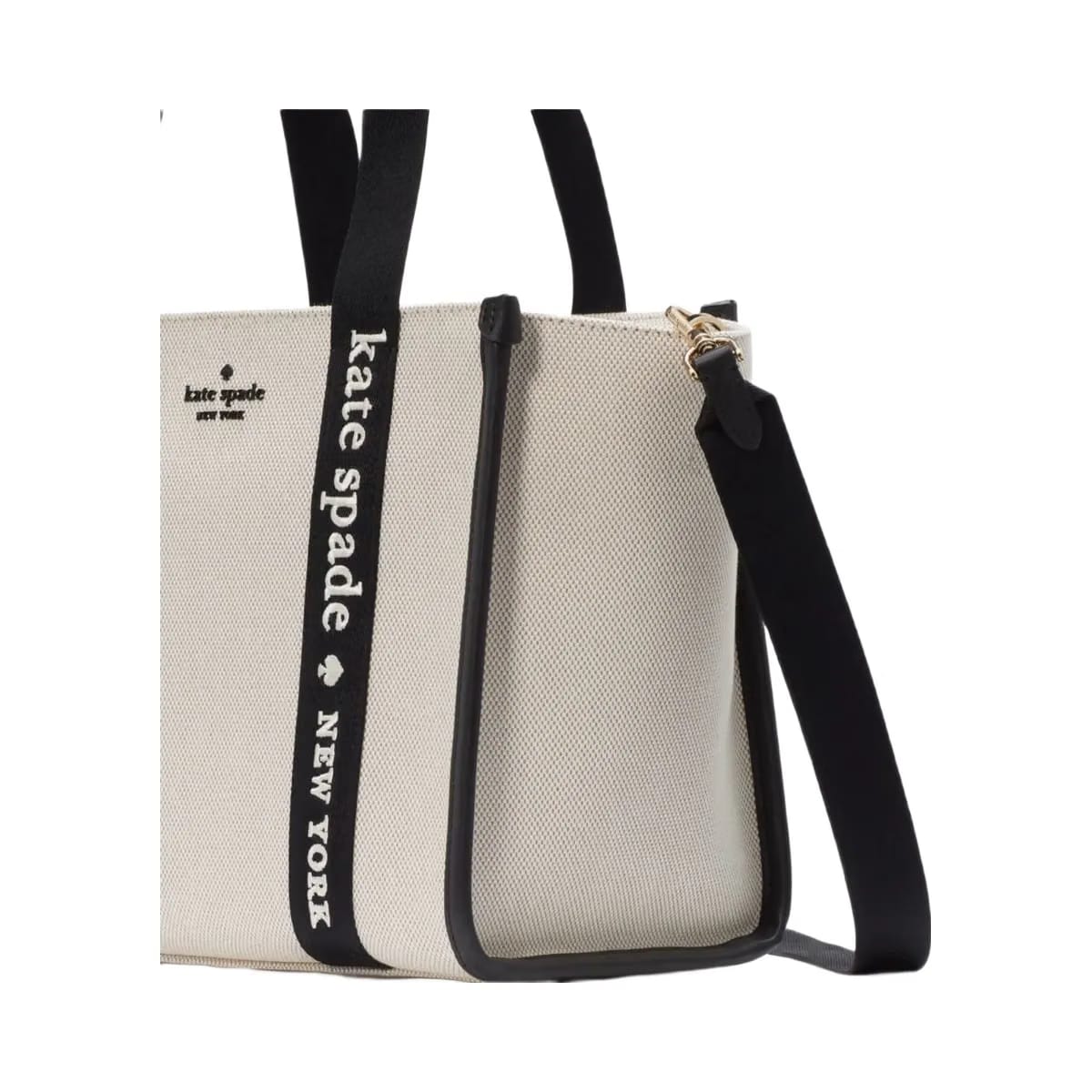 Kate Spade Kip Canvas Small Tote Natural Multi