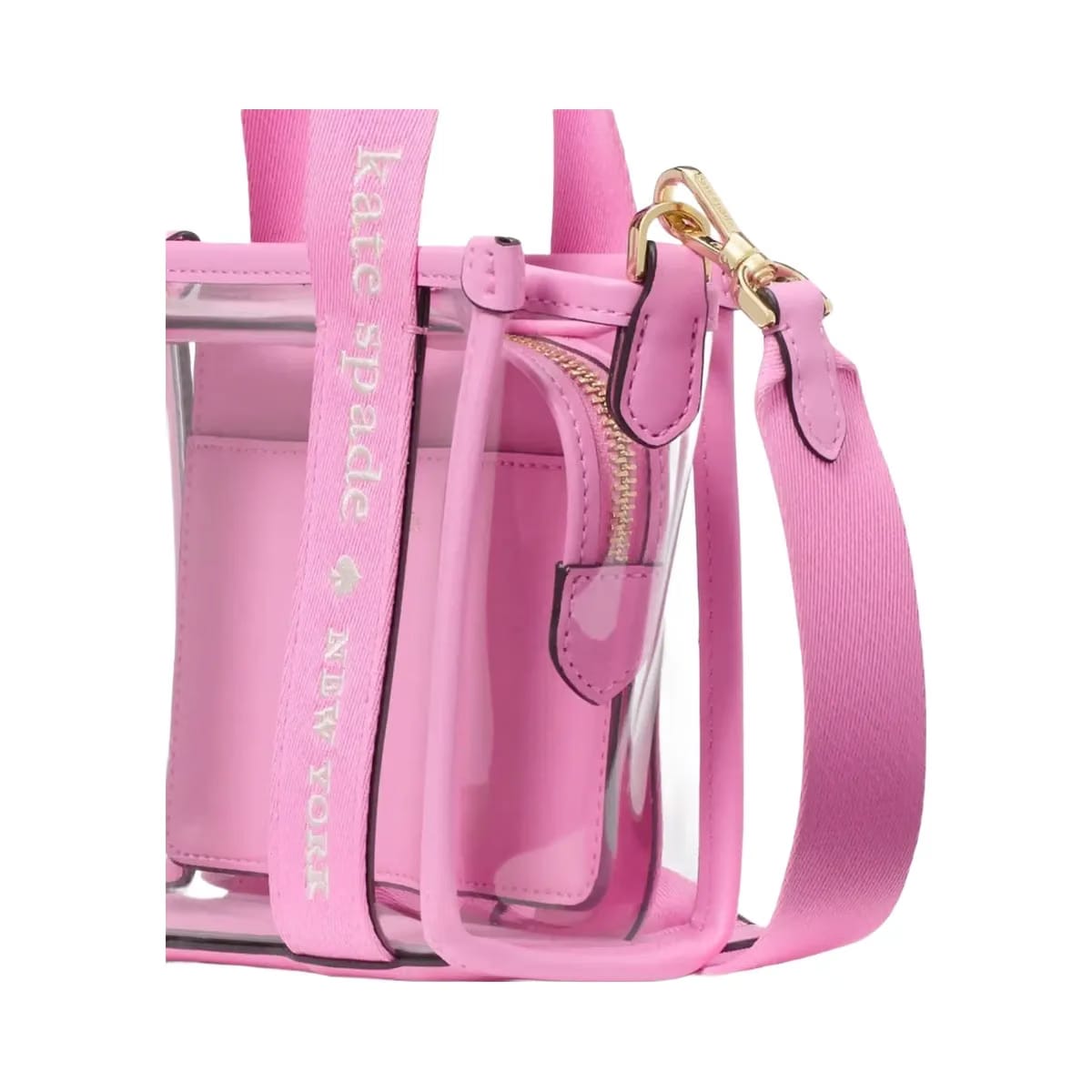 Kate Spade Kip Clear Mini Tote Surf Pink