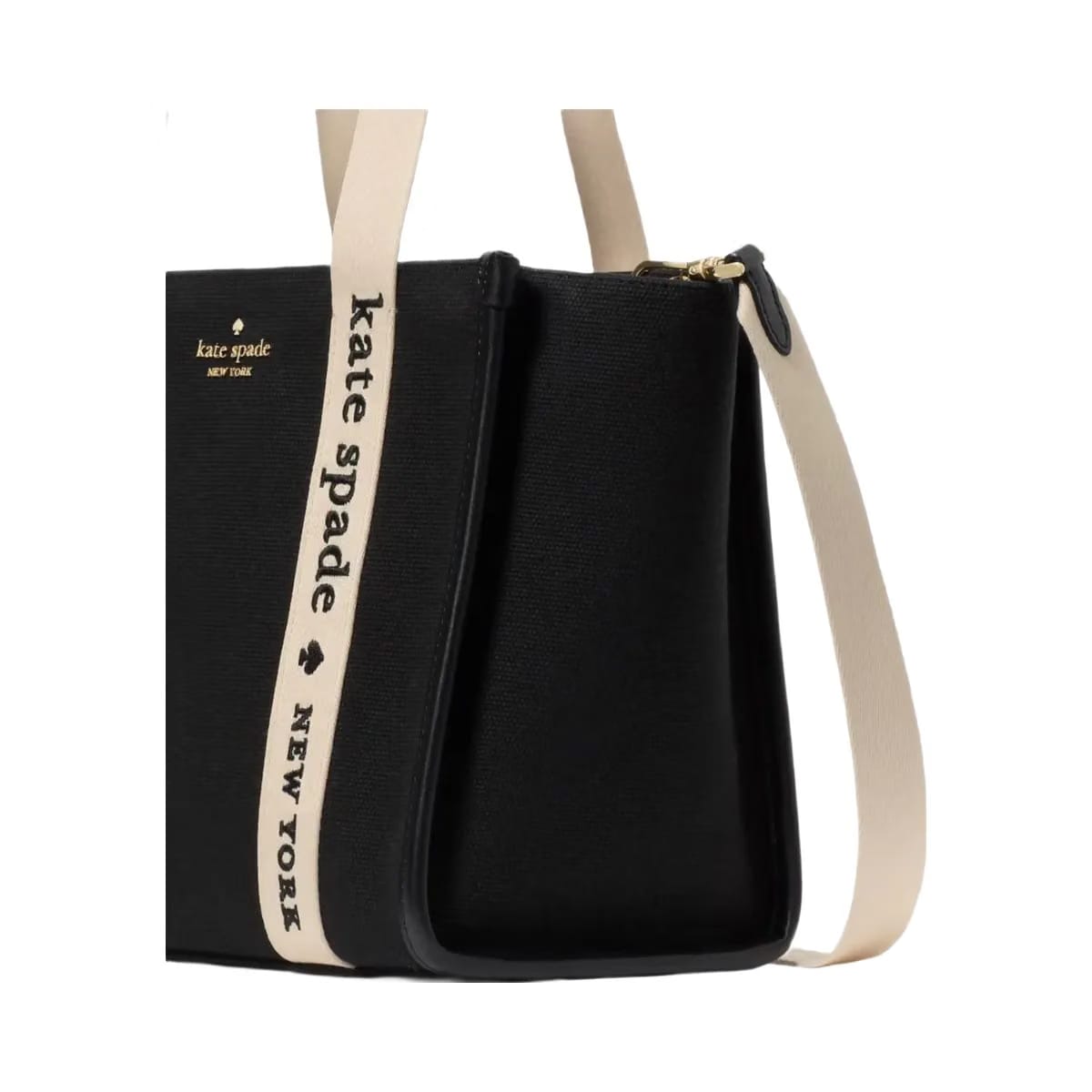 Kate Spade Kip Canvas Small Tote Black