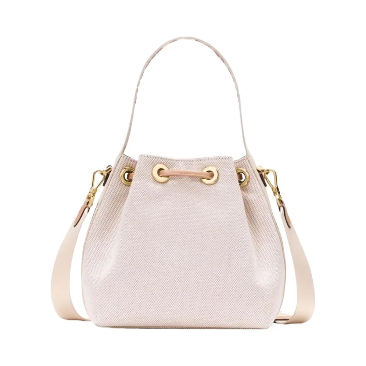 Kate Spade Kip Canvas Bucket Bag Light Fawn Multi