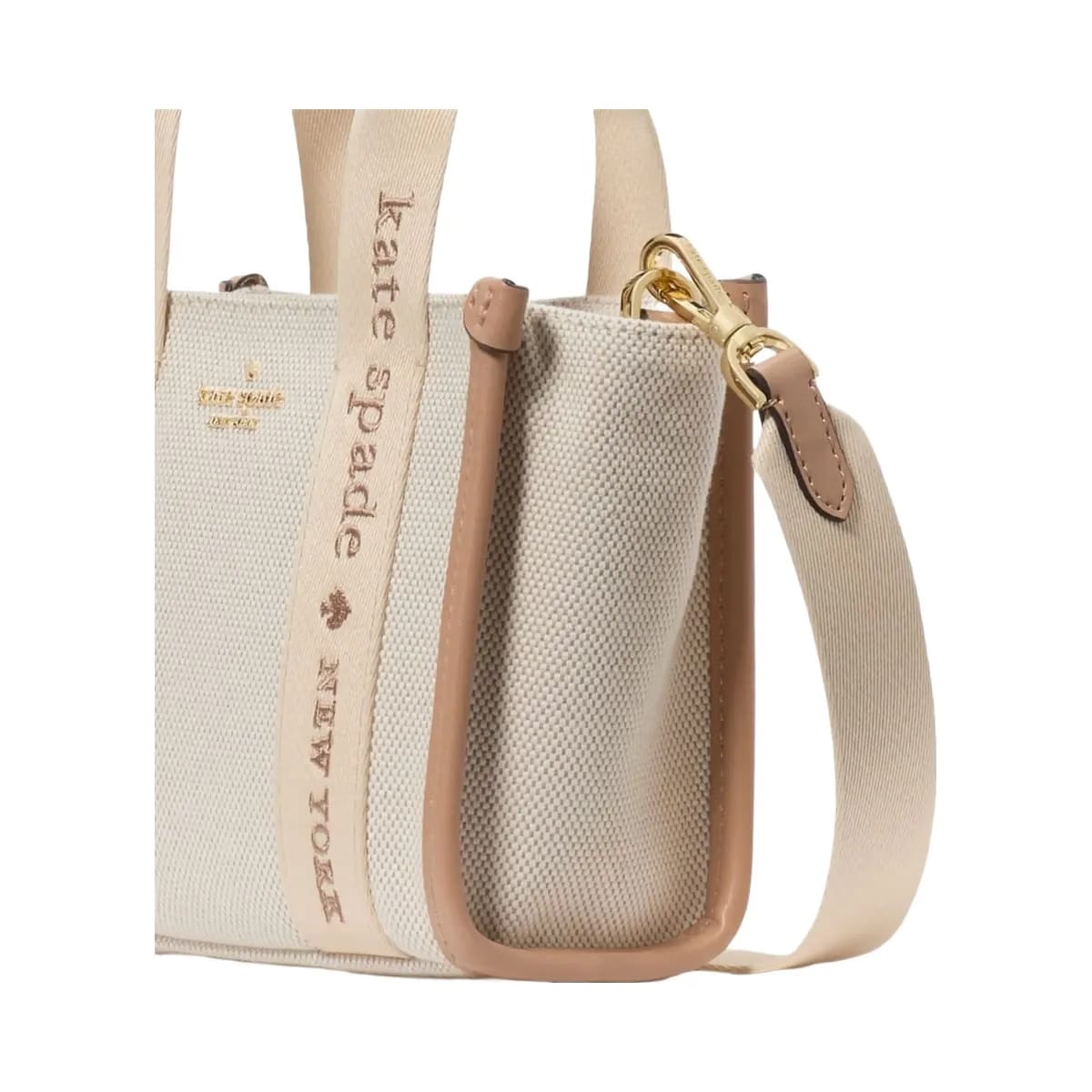 Kate Spade Kip Canvas Mini Tote Light Fawn Multi