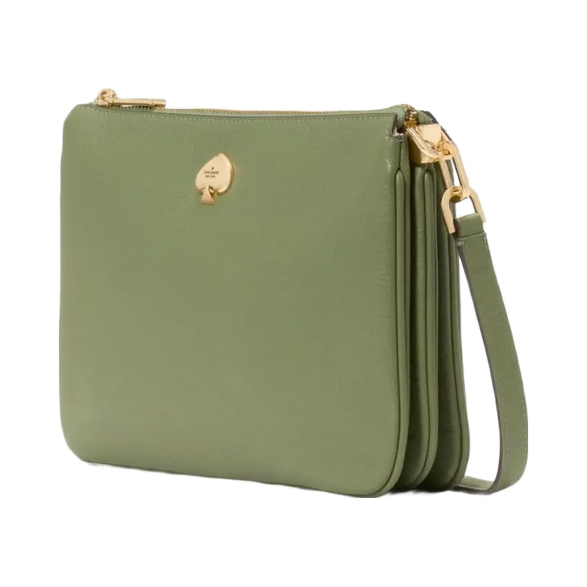 Kate Spade Kayla Small Triple Compartment Crossbody Cedar Stand