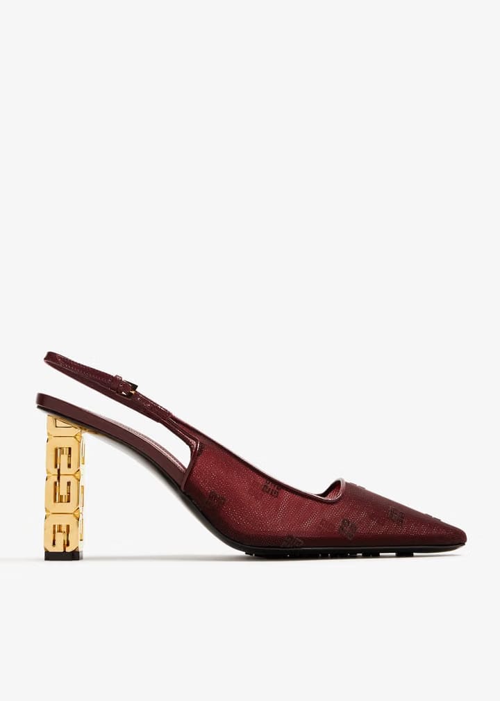 G Cube slingback pumps