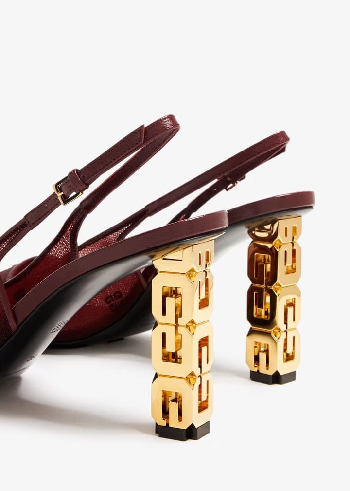 G Cube slingback pumps