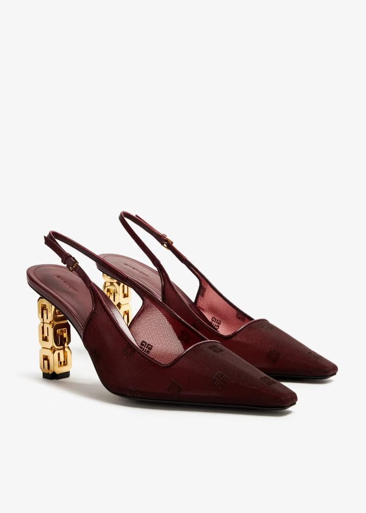 G Cube slingback pumps