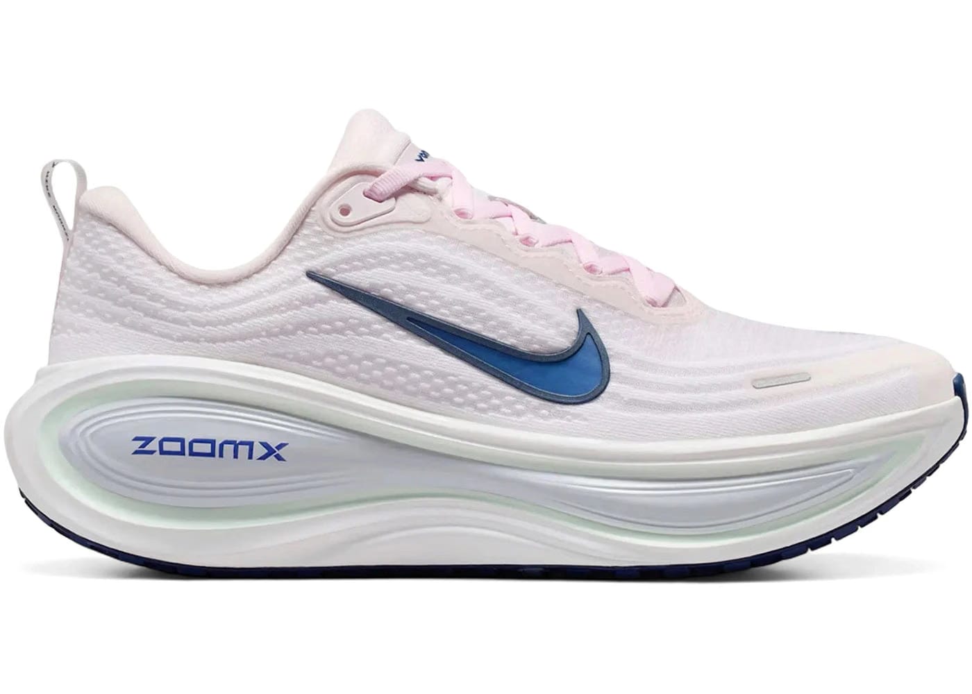 Nike Vomero Plus Pearl Pink White Barely Green Navy Womens