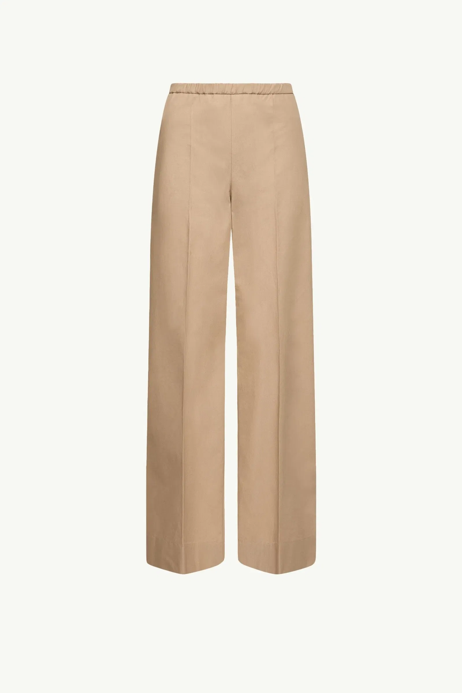 Moncler Cotton Poplin Pants Beige Beige