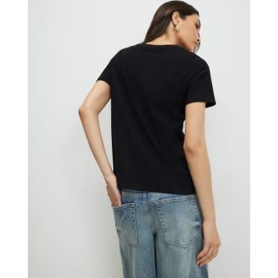 Black 1982 Leopard Print T-Shirt
