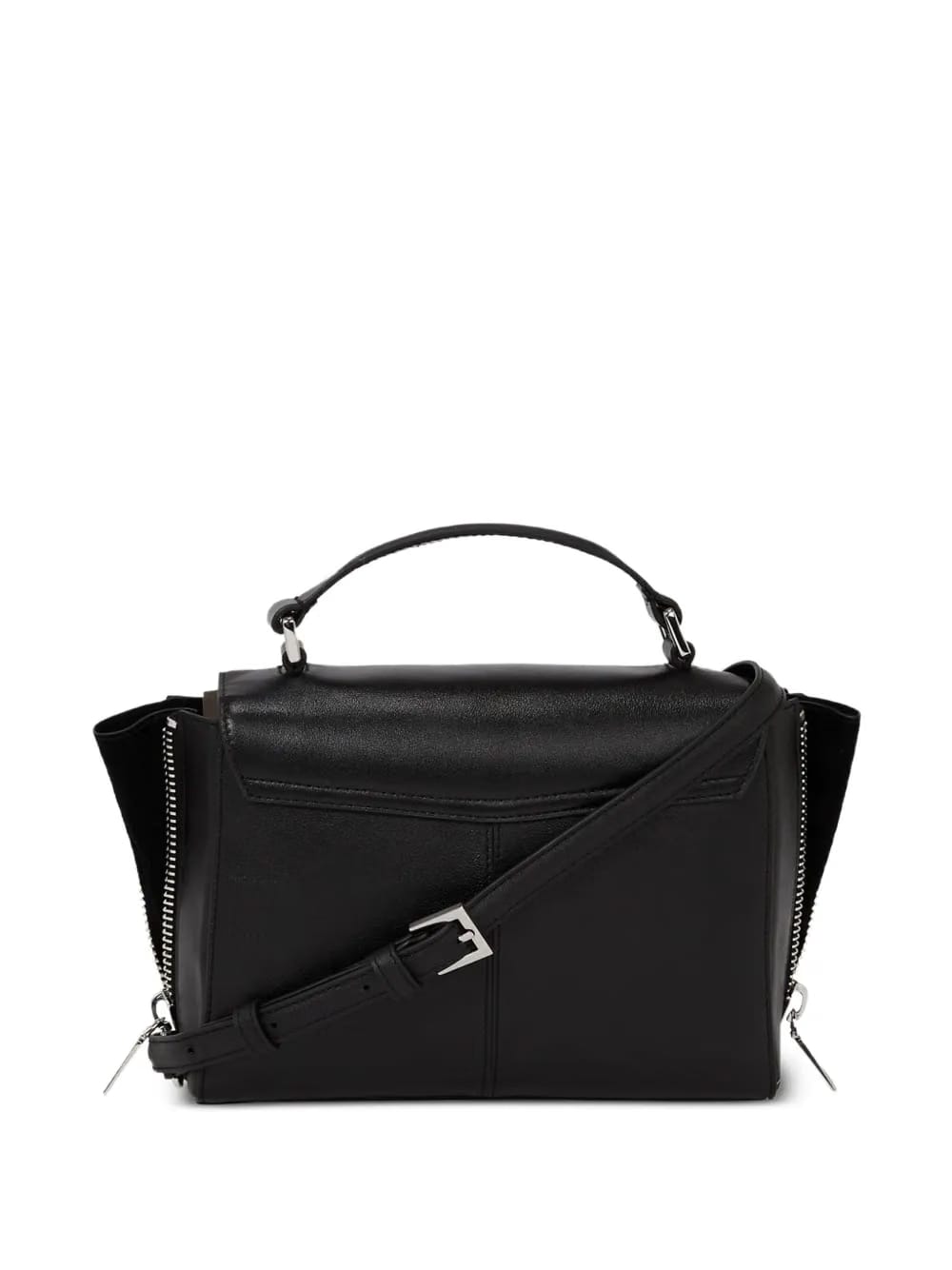 small K/Hardware leopard top handle bag