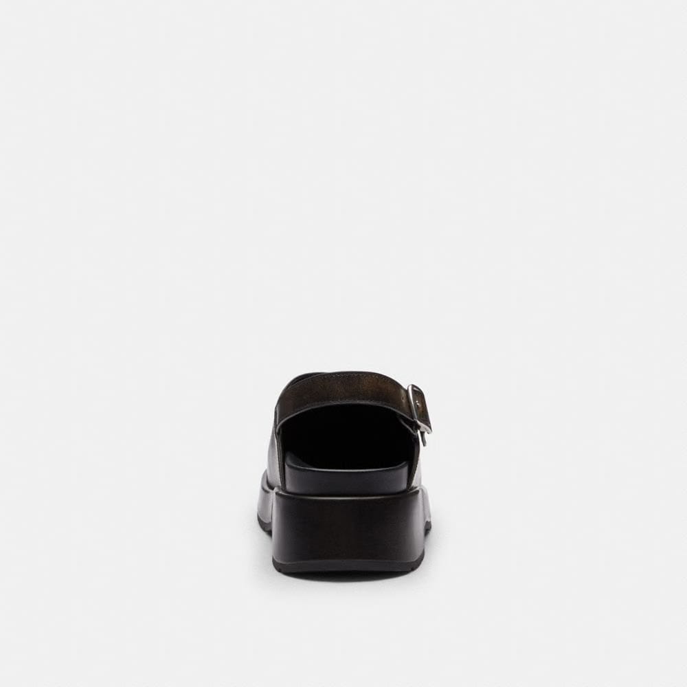 Sculpted C Platform Clog In Loved Leather