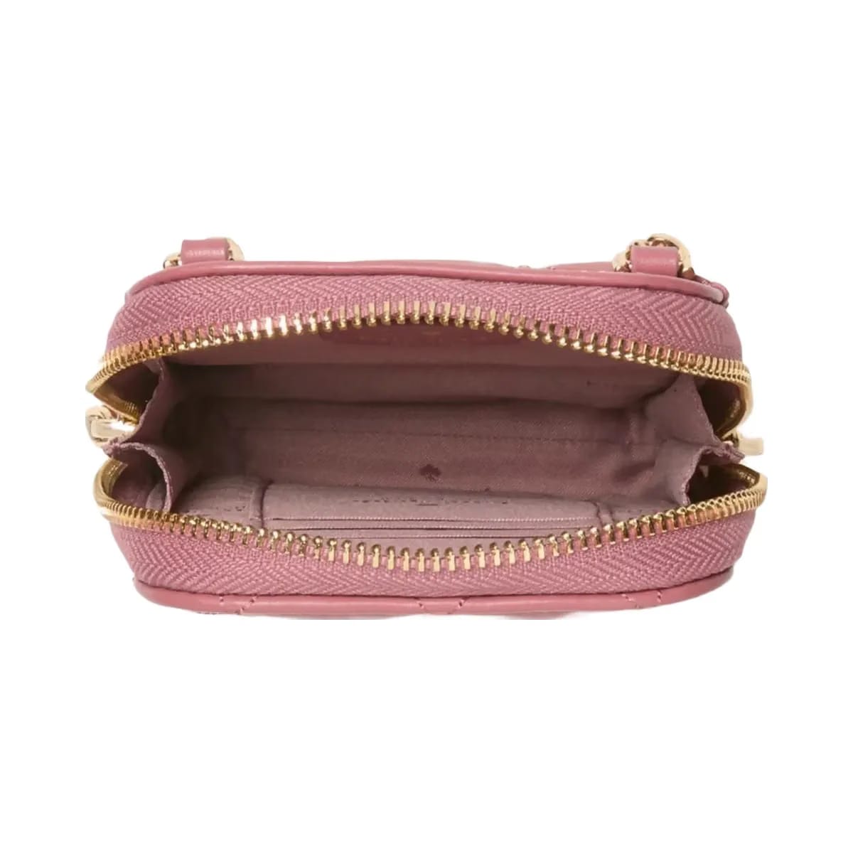 Kate Spade Carey Quilted Studded Phone Chain Crossbody Pomegranate