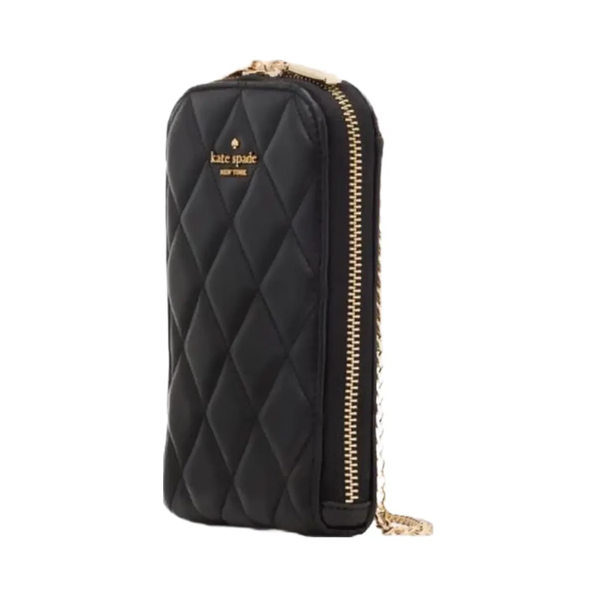 Kate Spade Carey Quilted North South Phone Crossbody Black
