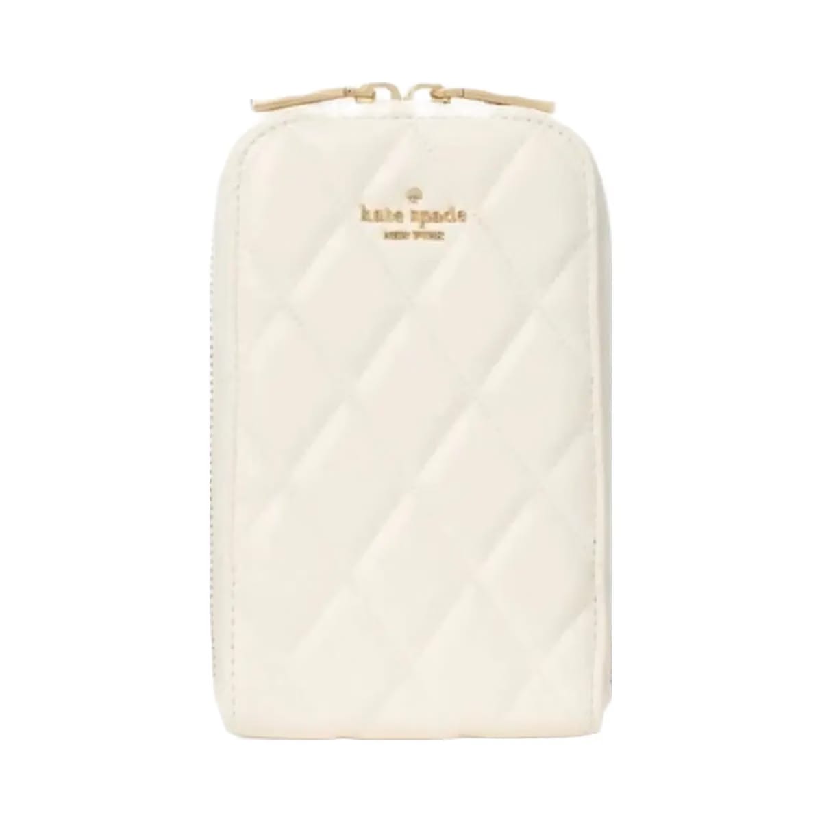 Kate Spade Carey Quilted North South Phone Crossbody Meringue