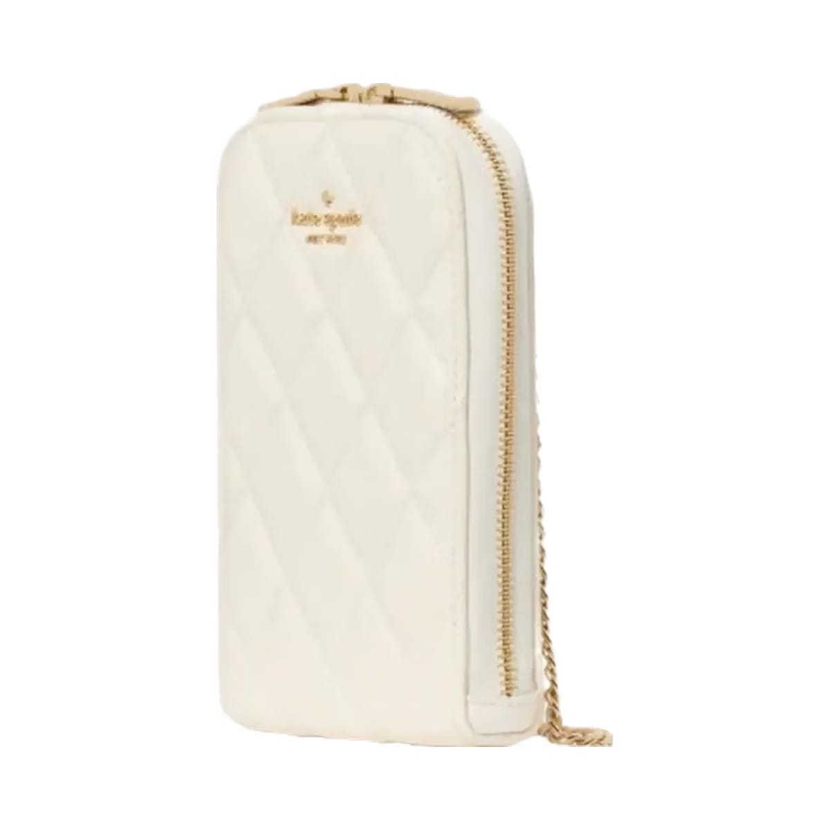 Kate Spade Carey Quilted North South Phone Crossbody Meringue