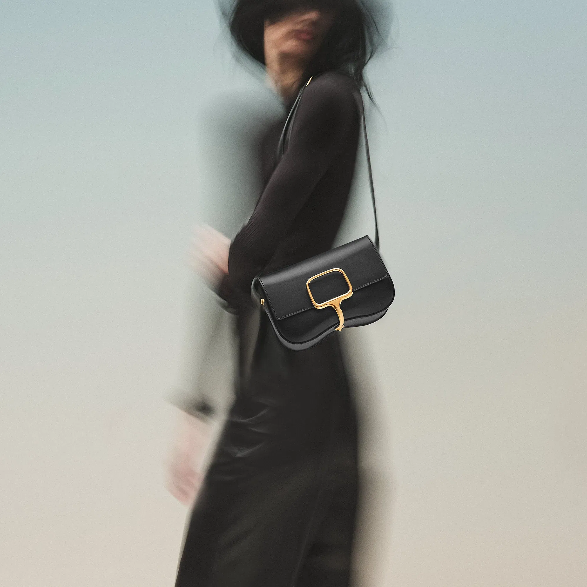 Hermes Herms Della Cavalleria Elan Bag Gold