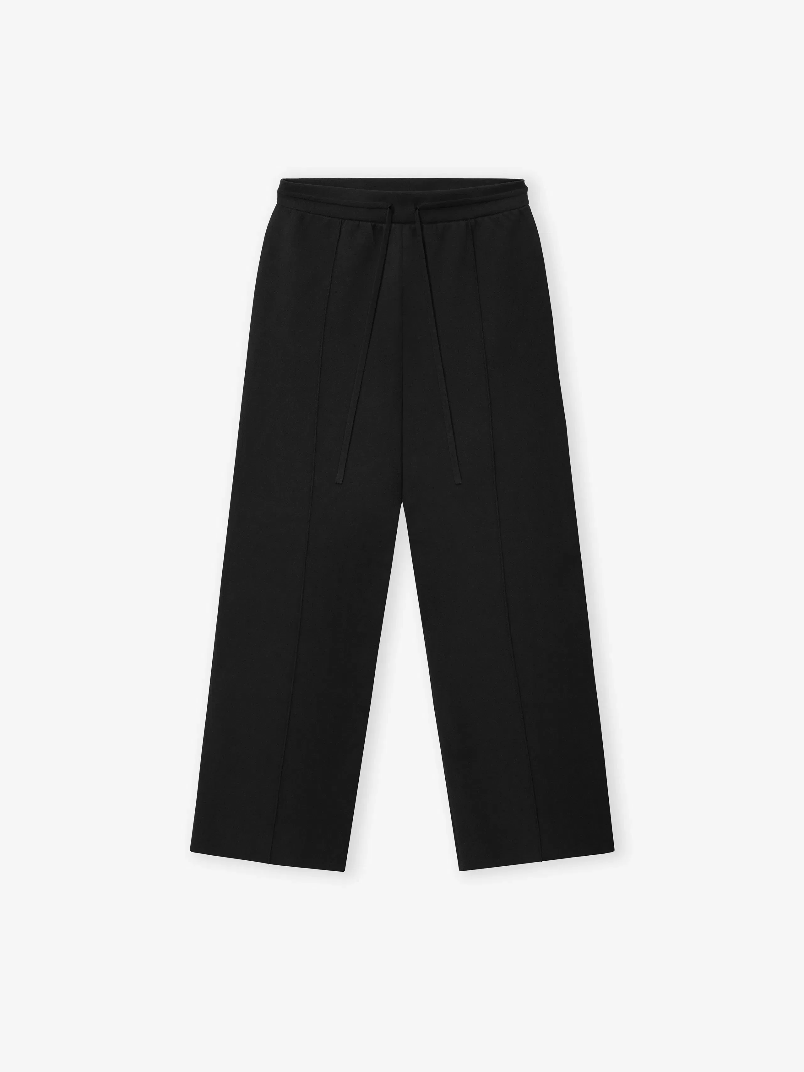 Essentials Double Knit Flared Jogging Pant Black