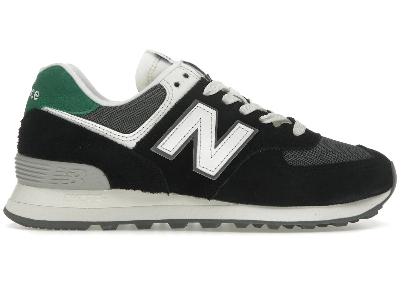 New Balance 574 Black Classic Pine Womens