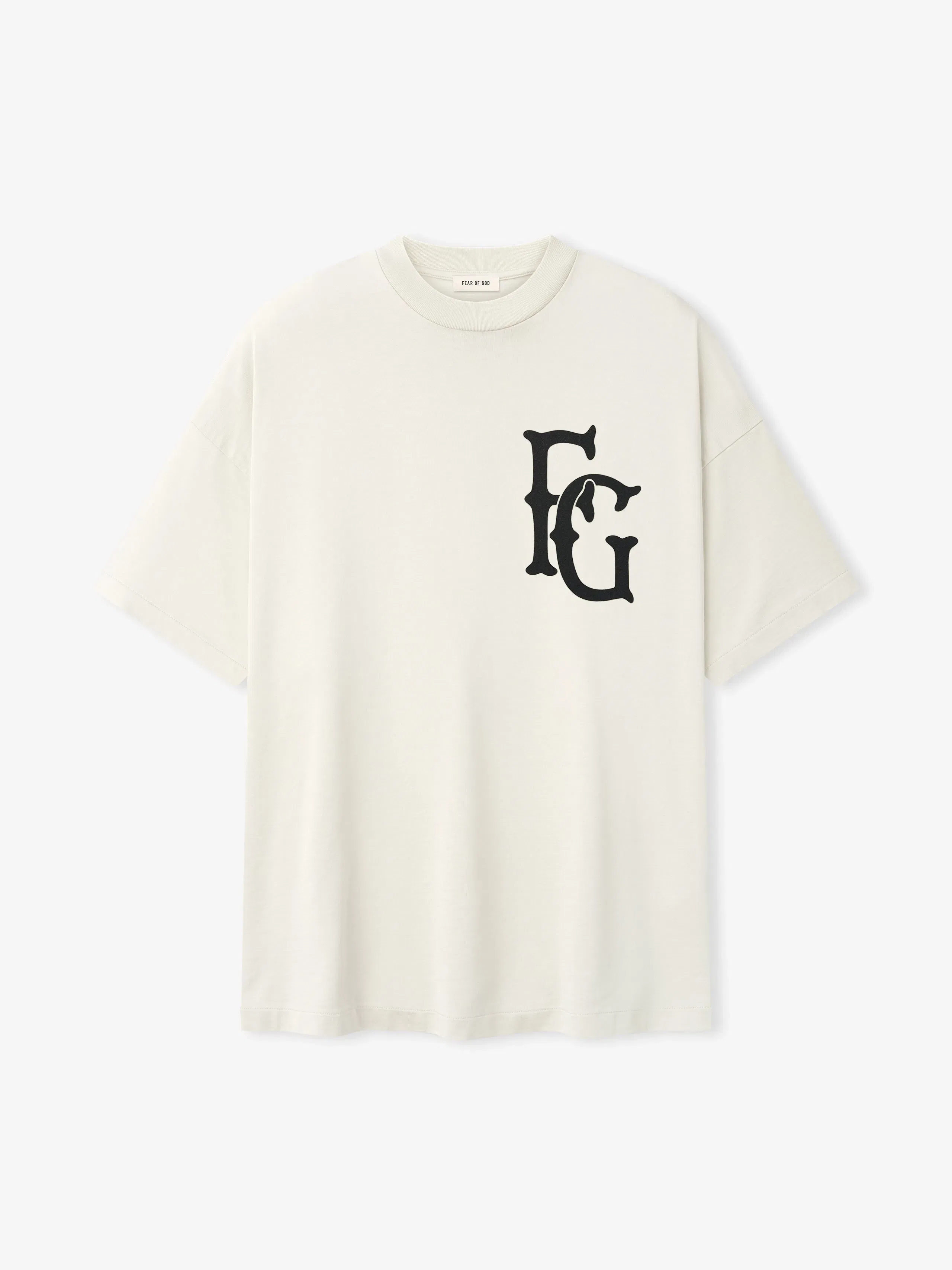 Essentials Cotton Rayon "26" Ss Tee Dirty Ivory