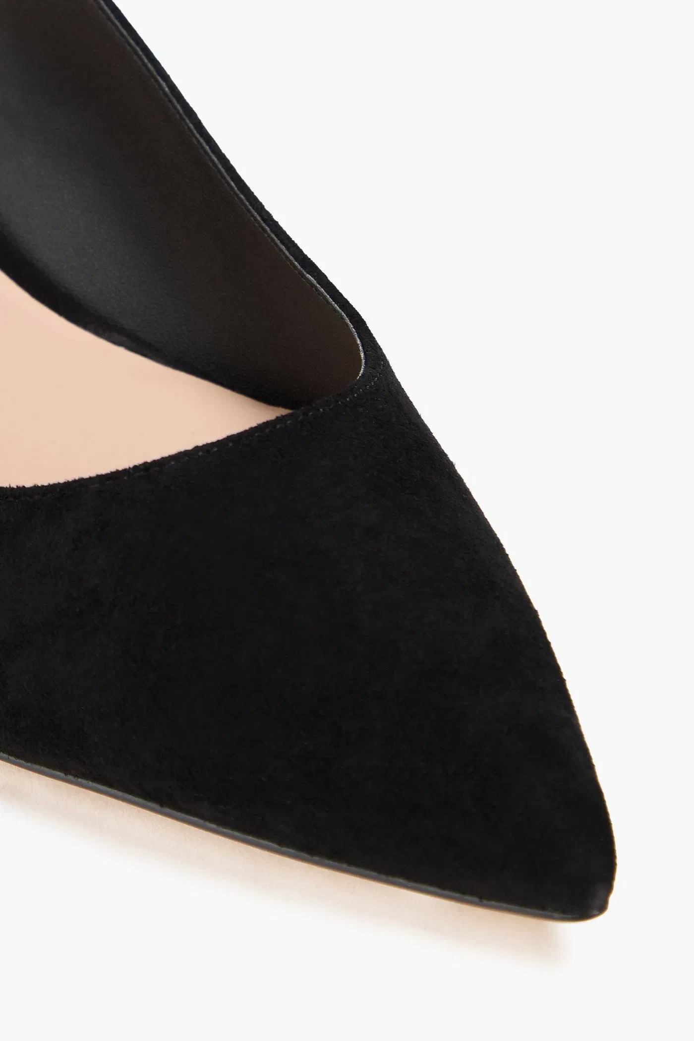 Stuart Weitzman Isla Suede Slingback Pumps Black Women's