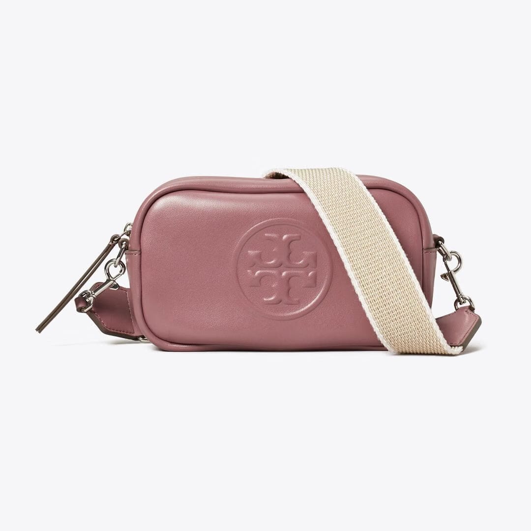 Tory Burch Mini Miller natuura Crossbody Bag Mauve