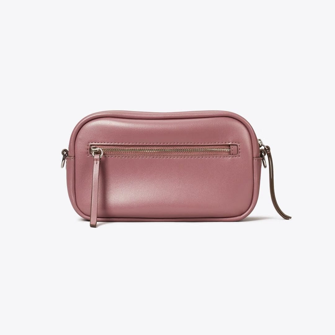 Tory Burch Mini Miller natuura Crossbody Bag Mauve