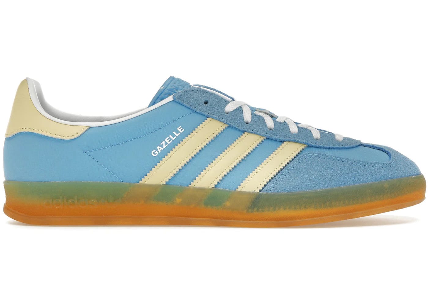 Adidas Wmns Gazelle Indoor 'Blue Burst Yellow'