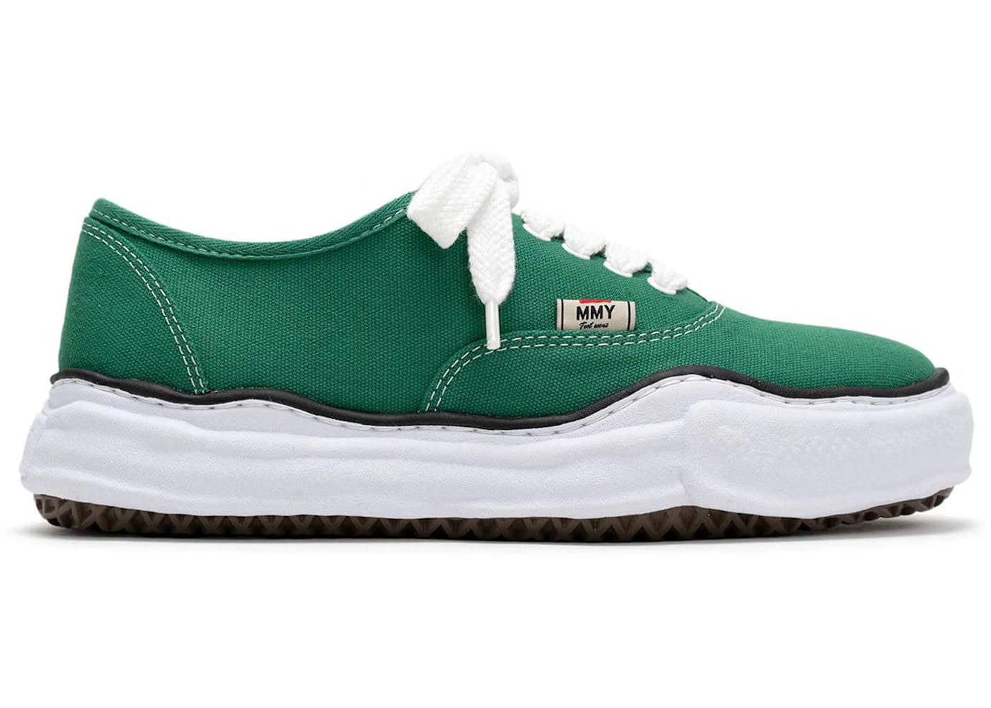 Maison Mihara Yasuhiro Baker Og Sole Cavas Low Cl Green